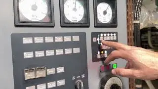 Main Engine ME C Type Engine Emergency Manoeuvring test from Local control