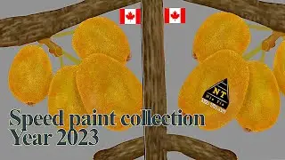 SPEED PAINT  COLLECTION (year 2023)  | kiwi digital painting| 