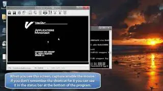 How to run VisiCorp Visi On on a new PC (no serial mouse required)