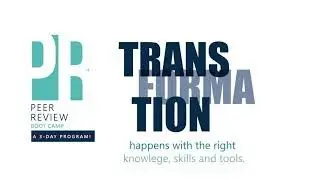 Promo video for Peer Review track at Greeley's national seminar