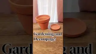Stunning DIY Decoupage Terra Cotta Pot Craft! 🌿✨