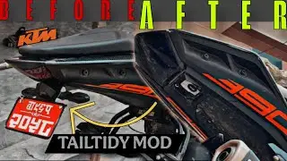HOW TO INSTALL TAILTIDY ON KTM DUKE/RC-125/200/250/390✅️|CHEAP & BEST MODIFICATION FOR DUKE/RC|D.I.Y