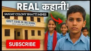 Sanjay Colony Bhatti Mines School 🏫 | Real कहानी 📰