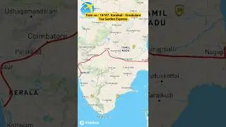 Karaikal To Ernakulam Tea Garden Express l Train no.16187. #shorts #trending #viral #travel