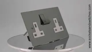 Seamless Square Polished Stainless Sockets and Switches
