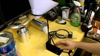 Обзор стенда для окрасочного пистолета Harbor Freight HVLP, товар № 34958