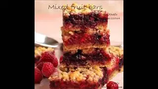 ​Fruit and Nut Bars Recipe Demonstration at Home Buy Online Shop How to Make Birthday Wedding Sweets