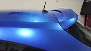 Car Wrapping: Matte Metallic Blue