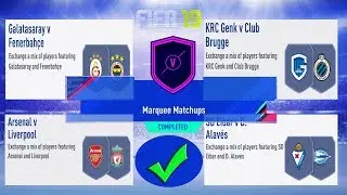 FIFA 19 - New Marquee Matchups SBC ( Nov 1st ) SOLVED - FULL & CHEAP SOLUTION