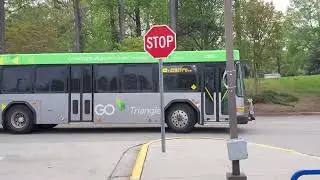 GoTriangle | 2008 Gillig Low Floor [#2825] operaing on the RDU Shuttle