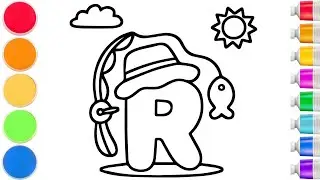 How to draw a fun letter R | Easy Step by Step Tutorial