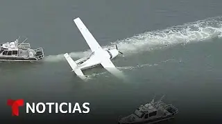 Un hidroavión se hunde al acuatizar en el mar en Florida