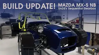 BUILD UPDATE! MAZDA MX-5 NB SADEV Sequential Gearbox RACE CAR!