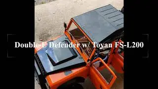 Double-E Defender with Toyan FS-L200 First Drive!