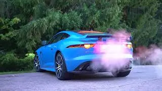 Jaguar F-type SVR cold start