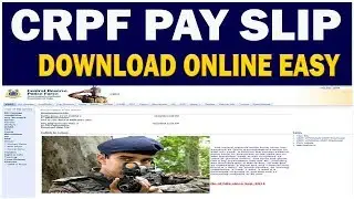 CRPF Payslip Download Online Easy Procedure Tech Digital