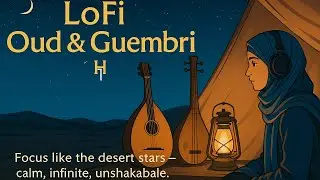 🌙 LoFi Oud & Guembri | Desert Chill Beats for Study & Relax [1H]