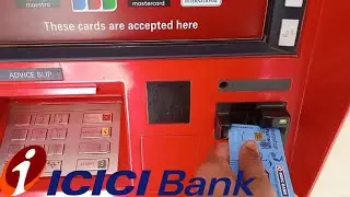How To Withdraw Money From ICICI ATM || ICICI BANK ATM MONEY WITHDRAWAL