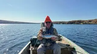 October Salmon & Trout Fishing on Lake Seymour, VT