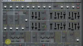 Superwave P8 - STRINGS - VST synthesizer - factory presets demo