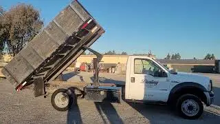 2006 Ford F550 Flatbed Dump Truck