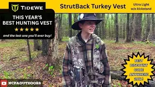 TideWe StrutBack Turkey vest Ultra Light without Kickstand