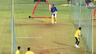 🤪K Gowtham&rsquo;s Flying Bat 😂 CSK Net Practice 2021 IPL
