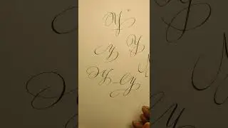 ucanrt is live Y letter calligraphy