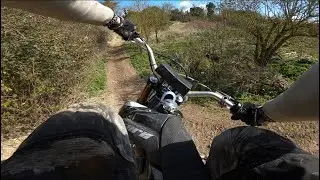 Testing out the new kurz 140 pitbike in the old quarry @pinitpob93 #pitbike #dirtbike #lifestyle