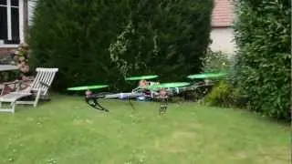 First tests with QuadCopter KK2.0