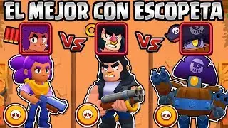 SHELLY VS BULL VS DARRYL | CUAL ES EL MEJOR BRAWLER CON ESCOPETA? | OLIMPIADAS de BRAWL STARS