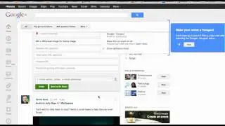 Google Plus Events Overview 1st look - Followup later!