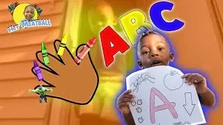 Hey Meatball LEARN | Alphabet Printables | Finger Family song Nursery Rhyme
