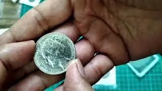 Wilhelmina Crown silver coin Nederland Dutch unboxing package from Facebook auction part2