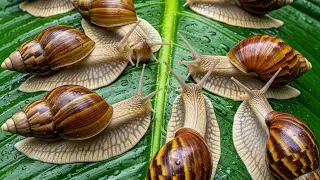 After the Rain: Snail Feast in the Backyard (Wet Wildlife Encounters)