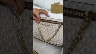 Unpacking Michael Kors Get set large logo crossbody bag #unpacking #michaelkors