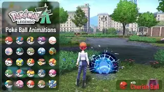 Pokémon Legends: Z-A ✻ Poké Ball Animations (with Cherish Ball)