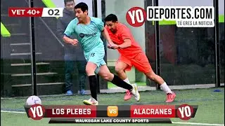 Los Plebes 🆚 Alacranes DGO  Vet 40+ #2 Waukegan Indoor Lake County Sports #yodeportes