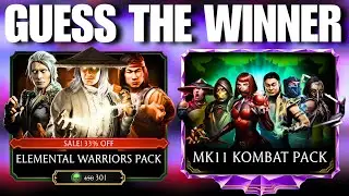 MK Mobile. Elemental Warriors Pack and MK11 Kombat Pack Opening! Guess The Winner?