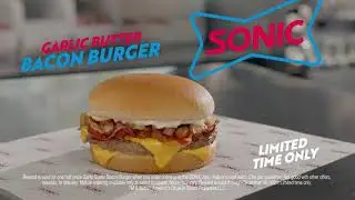 Sonic Crave Garlic Butter Bacon Burger MMMMMM