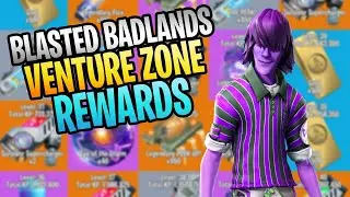 BLASTED BADLANDS Venture Zone Rewards, Loadouts, And Tips! Easiest Venture Zone?