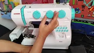 Basic guide for the JANOME 3016 sewing machine