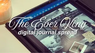 book journal with me in my ipad 🏴&zwj;☠️ the ever king bullet journal spread