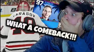 FREE 97 OVERALL GOALIE ALMOST COSTS US! INSANE NHL 21 COMEBACK *NHL 21 HUT CHAMPIONS GAMEPLAY*