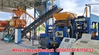 Automatic Hydraulic Colored Paving Block Production Machine Interlock Paver Brick Making Machine