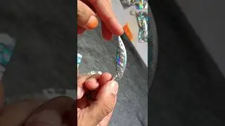 This is How I Put a Holographic on My Lure  #fishing #pesca #fishinglures #shorts