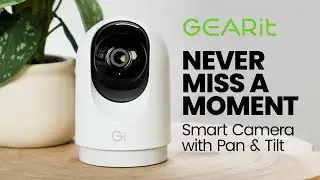 This GEARit Smart Cam Tracks Pets & Kids in 2K! [WITH PAN & TILT]