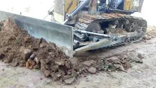Testando  trator de esteira Ad9 fiatallis