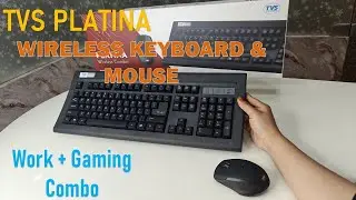 Best TVS Platina wireless Keyboard & Mouse Unboxing | Full Review & Testing