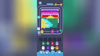 Pixel Flow Level 21 + 22 Solution Walkthrough 